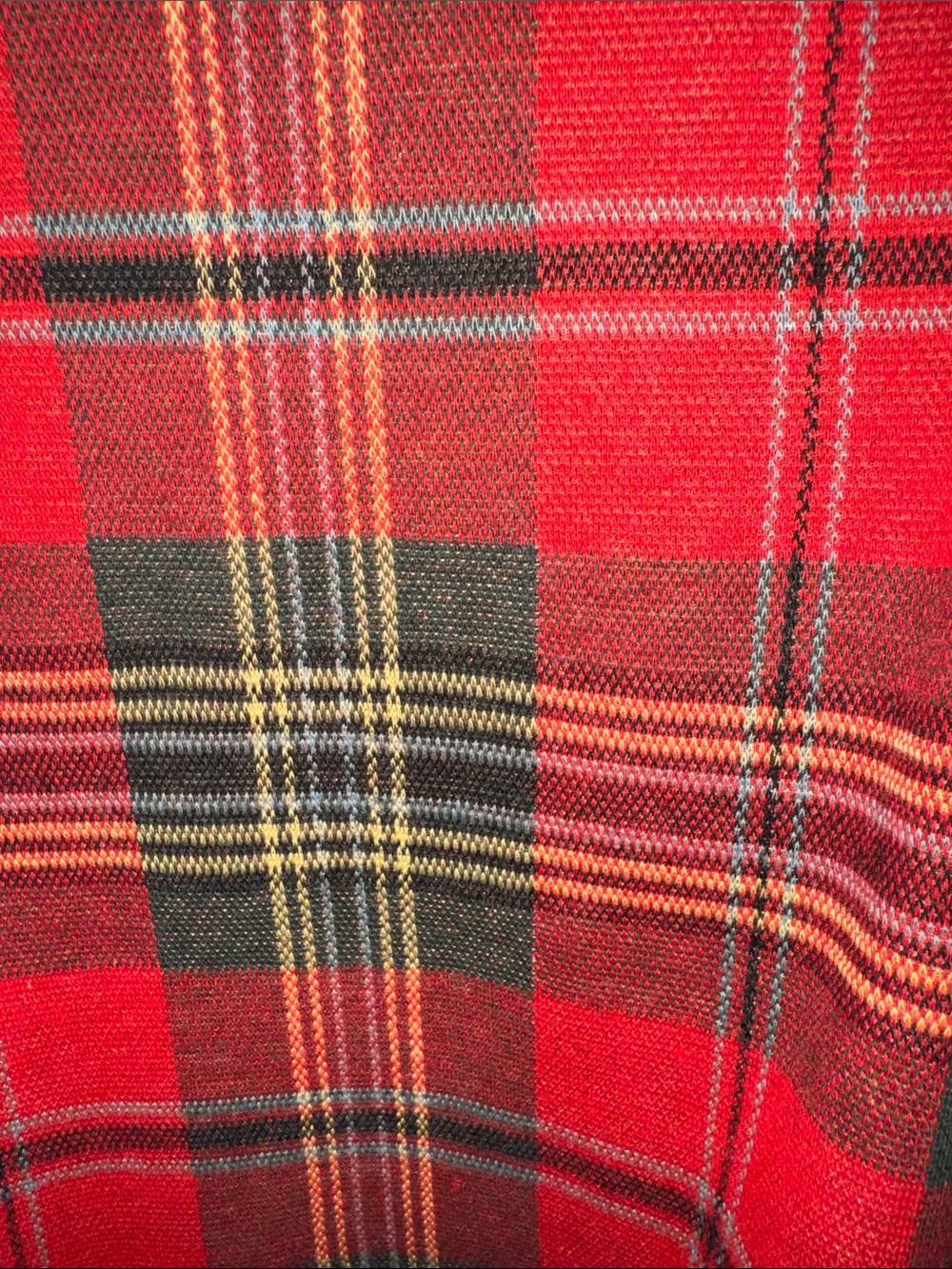 Polo by Ralph Lauren Red and Green Plaid Long-Sleeve Polo - Picture 4 of 4
